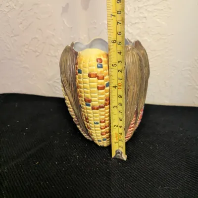 Vintage Ceramic Indian Corn Vase