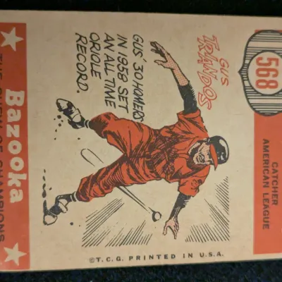 1959 Topps Gus Triandos #568 All Star Baseball Card