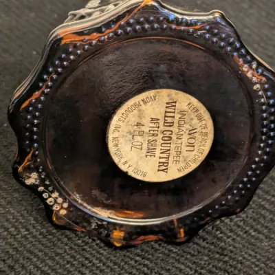 Vintage Avon Wild Country Indian Tepee After Shave Bottle