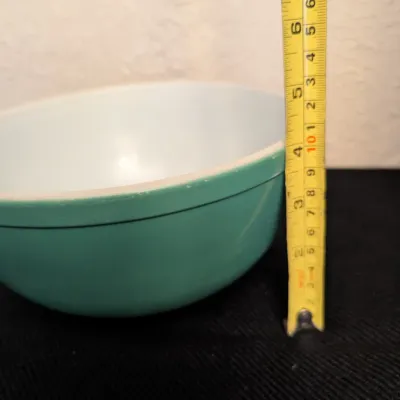 Vintage Pyrex Turquoise Blue Mixing Bowl