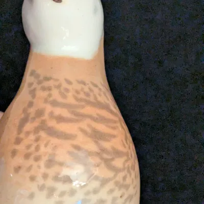 Vintage Lomonosov USSR Porcelain Ptarmigan / Partridge Figurine