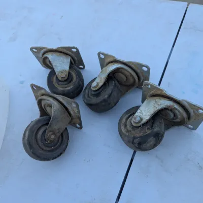 Set of 4 Heavy Duty Swivel Caster Wheels