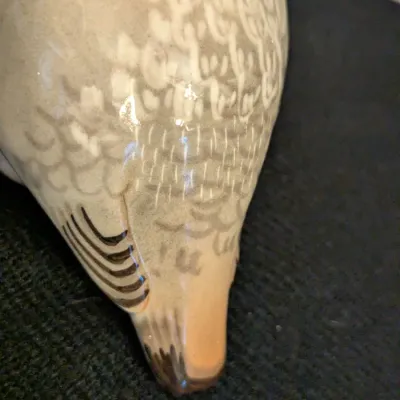 Vintage Lomonosov USSR Porcelain Ptarmigan / Partridge Figurine