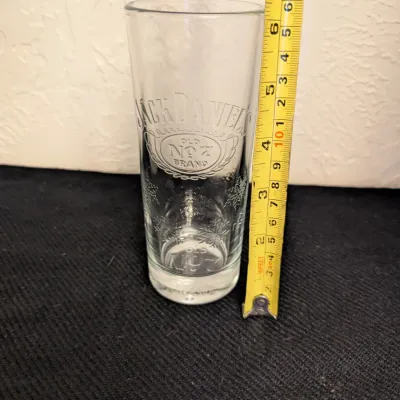 Jack Daniel's Old No. 7 Embossed Snowflake Highball Glass