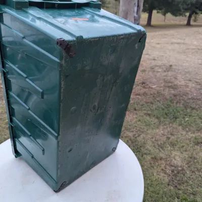 Heavy-Duty Plastic Storage Tote with Locking Lid