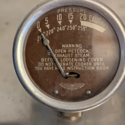 Vintage National Pressure Cooker Co. No. 5 Aluminum Canner with Inserts