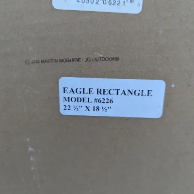 Jan Martin McGuire "Eagle Rectangle" Framed Print