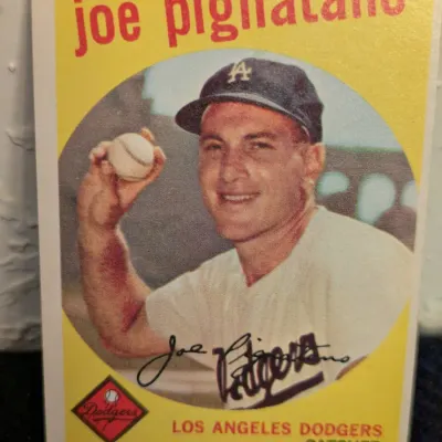 1959 Topps Joe Pignatano #16 Los Angeles Dodgers Baseball Card