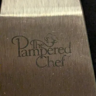 The Pampered Chef Stainless Steel Spatula with Blade Guard
