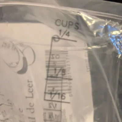 The Pampered Chef Easy Read Mini Measuring Cup