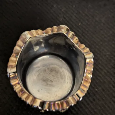 Fenton Amethyst Carnival Glass Hobnail Toothpick Holder