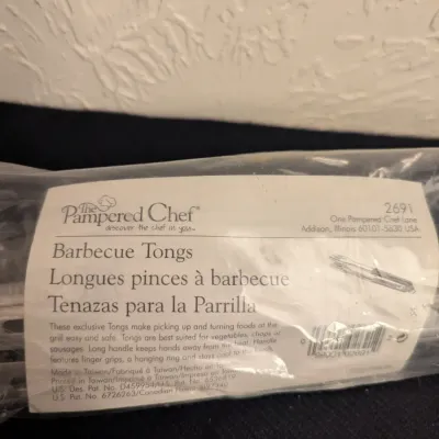 The Pampered Chef Barbecue Tongs #2691