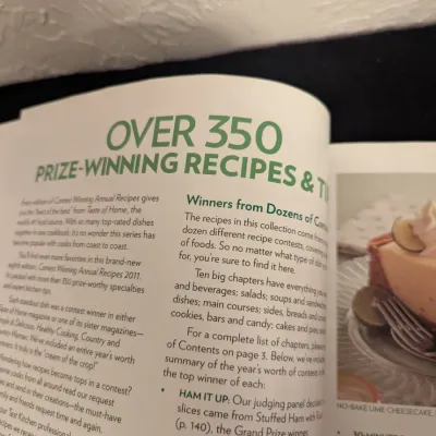 Taste of Home Contest Winning Annual Recipes 2011 Cookbook