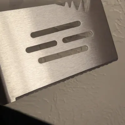The Pampered Chef Stainless Steel Spatula with Blade Guard