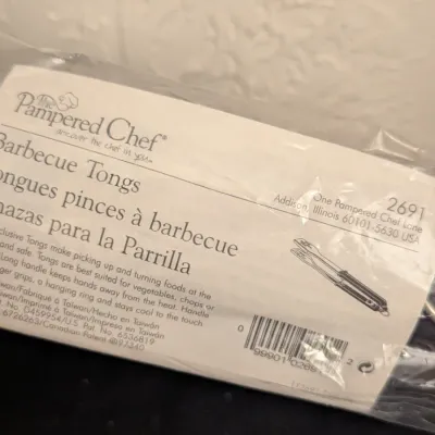 The Pampered Chef Barbecue Tongs #2691