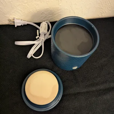 Ceramic Electric Wax Warmer - Textured Blue