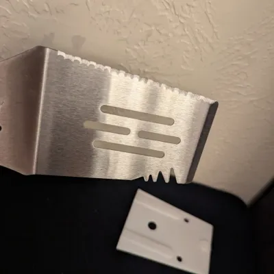 The Pampered Chef Stainless Steel Spatula with Blade Guard