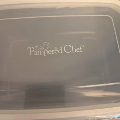 The Pampered Chef Leak-Proof Glass Container - 5.25 Cup
