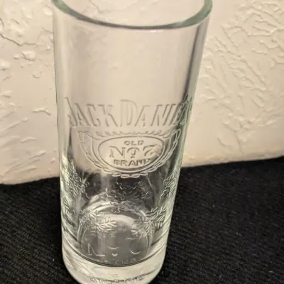 Jack Daniel's Old No. 7 Embossed Snowflake Highball Glass