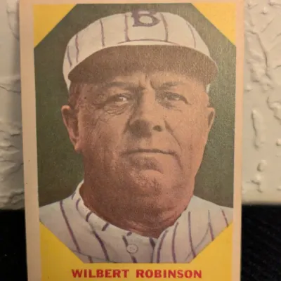 1960 Fleer Baseball Greats Wilbert Robinson #33 Trading Card