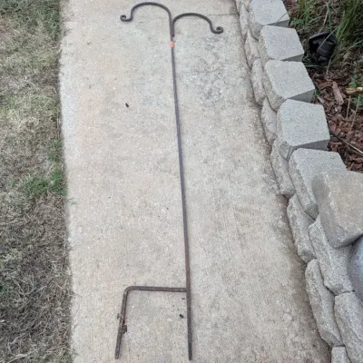 Double Shepherd's Hook Garden Stake