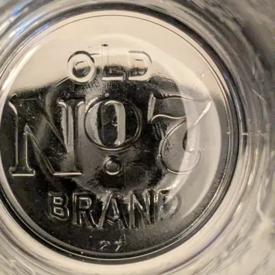 Jack Daniel's Old No. 7 Embossed Snowflake Highball Glass