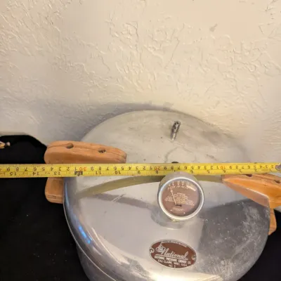 Vintage National Pressure Cooker Co. No. 5 Aluminum Canner with Inserts