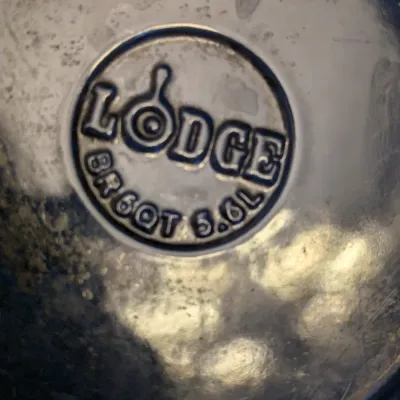 Lodge 6-Quart Blue Enameled Cast Iron Dutch Oven