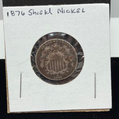 LOT 73: Collection of Antique US Shield Nickels - 1800s