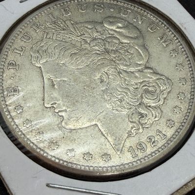 LOT 102: 1921-S Morgan Silver Dollar US Coin