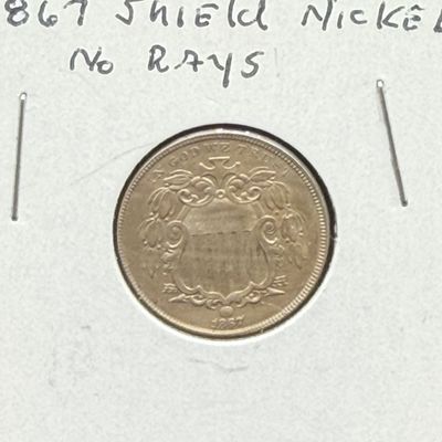 LOT 74: Collection of Antique US Shield Nickels - 1800s