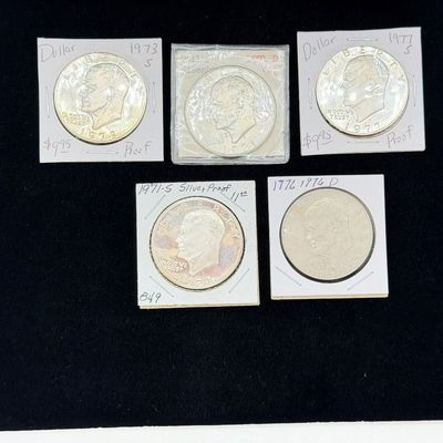 LOT 76: Collection of Eisenhower Dollar Coins