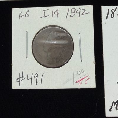 LOT 71: Mixed Lot of US Coins - Pennies and Nickels