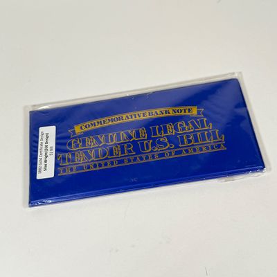 LOT 40: Hybrid $2 Bill w. Commemorative Art Overlays in Cases w/ Certificates from Merrick Mint (3)