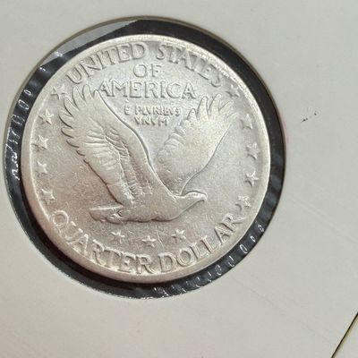 LOT 118: Four 1925 Standing Liberty 90% Silver US Quarters