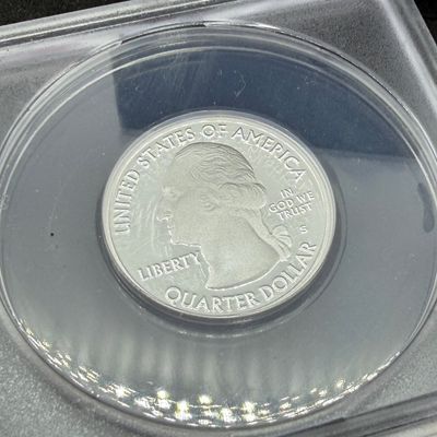 LOT 115: Three ANACS Graded PR70 DCAM and Slabbed 2019-S .999 Fine Silver US Quarters All Certified # 244 of 973