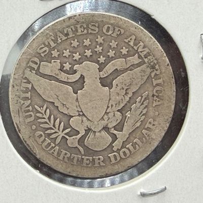 LOT 78: Collection of 90% Silver US Barber Dimes - 9 Coins