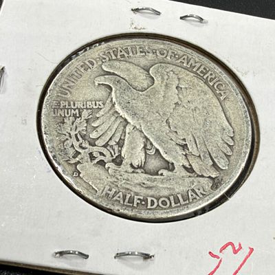 LOT 68: Collection of Walking Liberty Half Dollars - 90% Silver - Six U.S. Coins