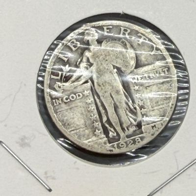 LOT 119:Five Standing Liberty 90% Silver US Quarters
