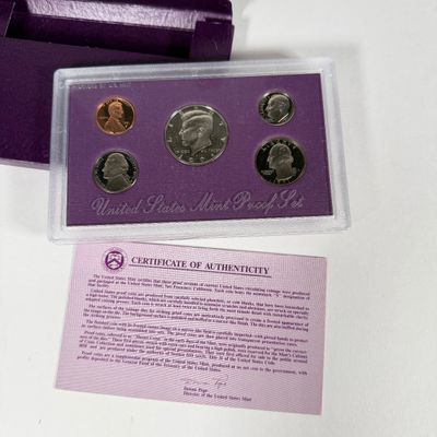 LOT 55: United States Mint Proof Sets - 1990s