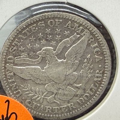 LOT 78: Collection of 90% Silver US Barber Dimes - 9 Coins