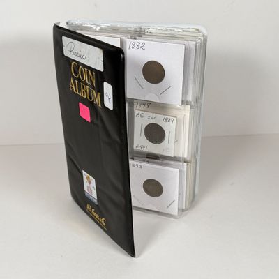 LOT 38: Collection of Pennies - Indian Head, Steel, Wheat Pennies and Newer - in Collector Booklet