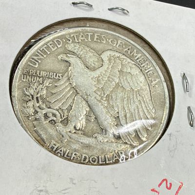 LOT 68: Collection of Walking Liberty Half Dollars - 90% Silver - Six U.S. Coins