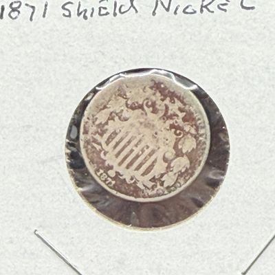 LOT 74: Collection of Antique US Shield Nickels - 1800s