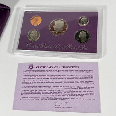 LOT 55: United States Mint Proof Sets - 1990s