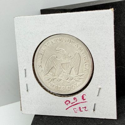 LOT 101: 1859-O Seated Liberty Half Dollar 90% Silver US Coin