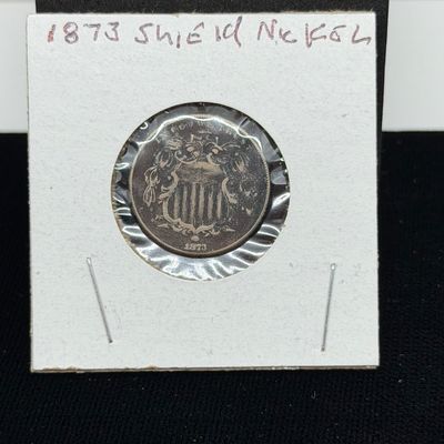 LOT 73: Collection of Antique US Shield Nickels - 1800s