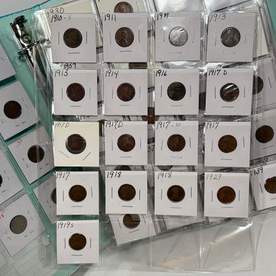 LOT 6: Big Collection of Lincoln Head Wheat Pennies