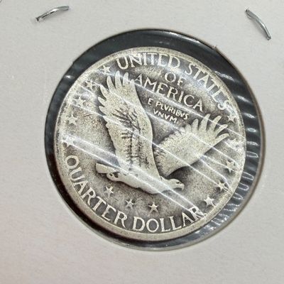 LOT 118: Four 1925 Standing Liberty 90% Silver US Quarters