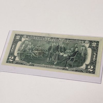 LOT 21: Collection of U.S. $2 Bills - One 1976 w/ First Day Stamp